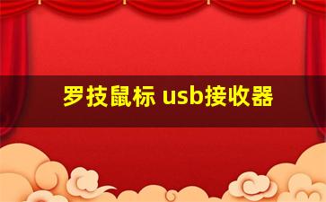 罗技鼠标 usb接收器