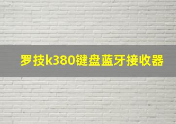 罗技k380键盘蓝牙接收器