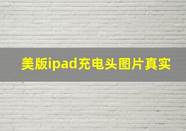 美版ipad充电头图片真实