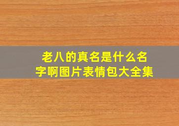 老八的真名是什么名字啊图片表情包大全集