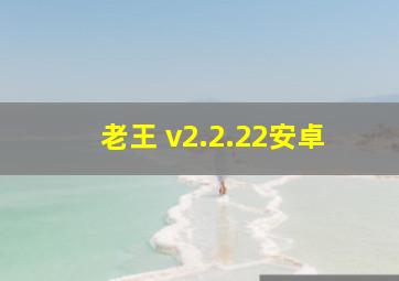 老王 v2.2.22安卓