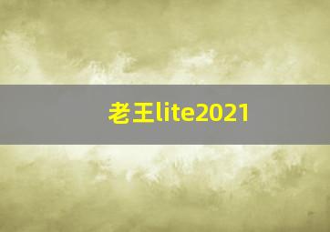 老王lite2021