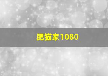 肥猫家1080