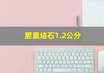 胆囊结石1.2公分