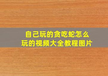 自己玩的贪吃蛇怎么玩的视频大全教程图片