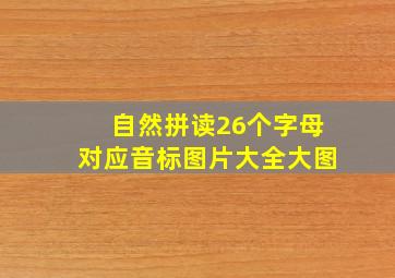 自然拼读26个字母对应音标图片大全大图