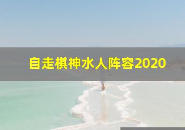 自走棋神水人阵容2020