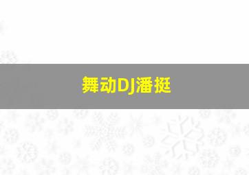 舞动DJ潘挺