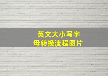 英文大小写字母转换流程图片