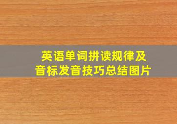 英语单词拼读规律及音标发音技巧总结图片