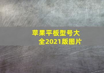 苹果平板型号大全2021版图片