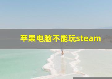 苹果电脑不能玩steam