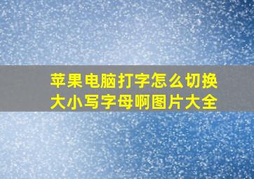 苹果电脑打字怎么切换大小写字母啊图片大全