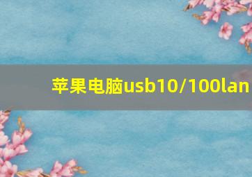 苹果电脑usb10/100lan