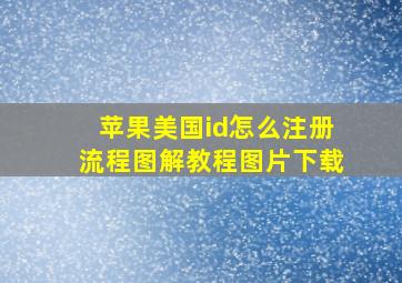 苹果美国id怎么注册流程图解教程图片下载