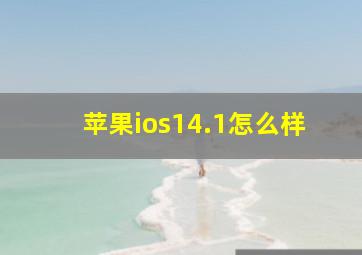 苹果ios14.1怎么样