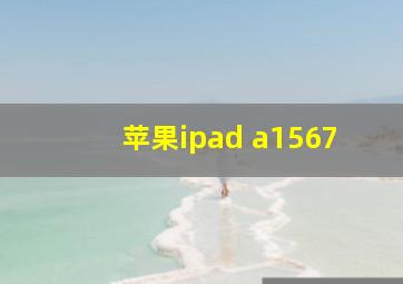 苹果ipad a1567