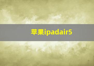 苹果ipadair5