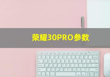 荣耀30PRO参数