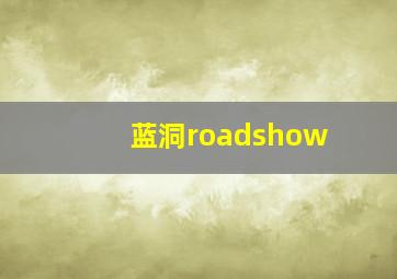 蓝洞roadshow