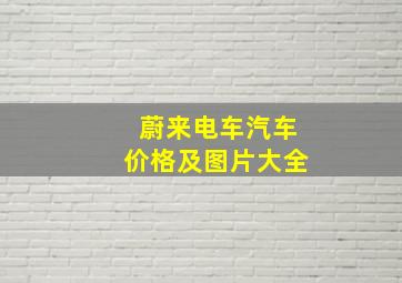 蔚来电车汽车价格及图片大全