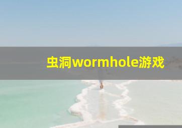 虫洞wormhole游戏