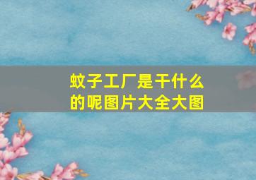 蚊子工厂是干什么的呢图片大全大图