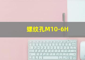 螺纹孔M10-6H