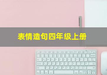 表情造句四年级上册