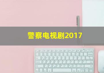 警察电视剧2017