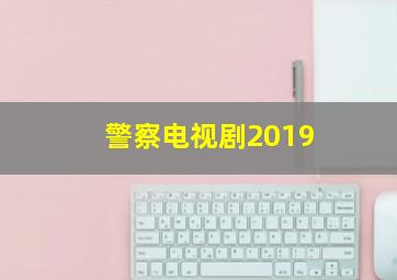 警察电视剧2019