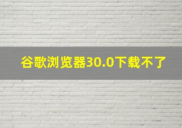 谷歌浏览器30.0下载不了