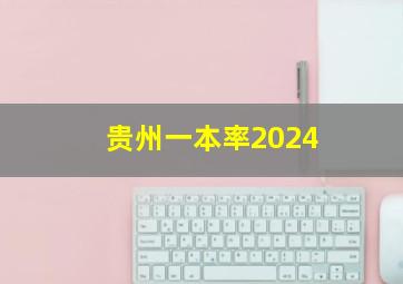 贵州一本率2024