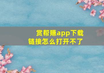 赏帮赚app下载链接怎么打开不了