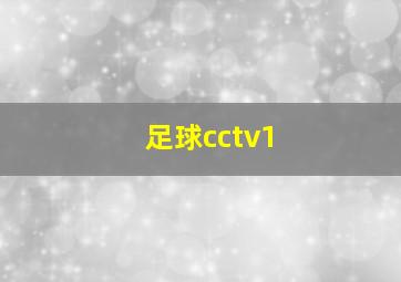 足球cctv1