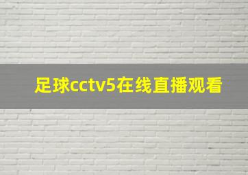 足球cctv5在线直播观看