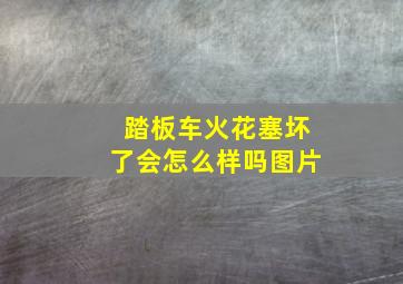 踏板车火花塞坏了会怎么样吗图片