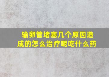 输卵管堵塞几个原因造成的怎么治疗呢吃什么药