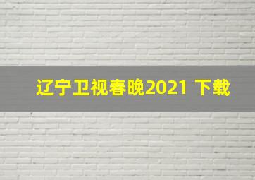 辽宁卫视春晚2021 下载