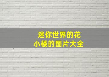 迷你世界的花小楼的图片大全