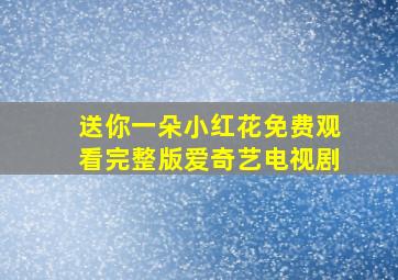 送你一朵小红花免费观看完整版爱奇艺电视剧