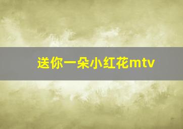 送你一朵小红花mtv