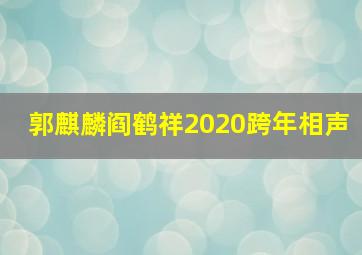 郭麒麟阎鹤祥2020跨年相声