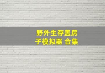 野外生存盖房子模拟器 合集