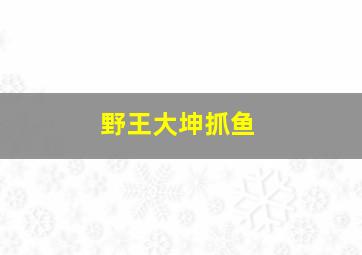 野王大坤抓鱼