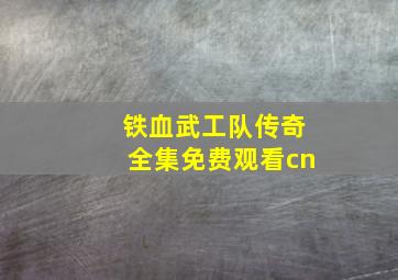 铁血武工队传奇全集免费观看cn