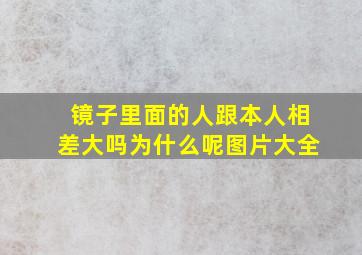 镜子里面的人跟本人相差大吗为什么呢图片大全