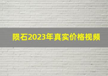 陨石2023年真实价格视频