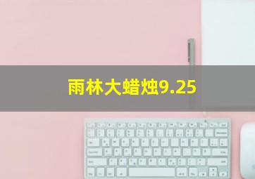 雨林大蜡烛9.25