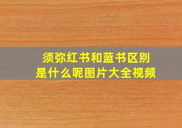 须弥红书和蓝书区别是什么呢图片大全视频